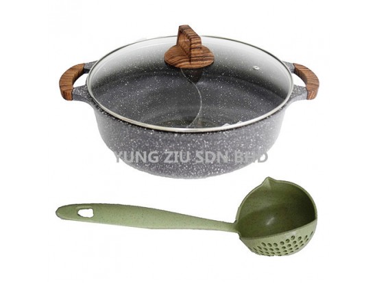 KI-HG2032#32CM  DOUBLE-FLAVOUR HOT POT(K&I)